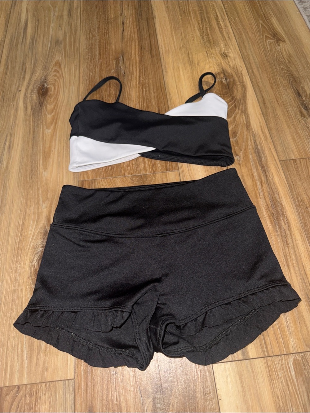 Tiger Friday Adult Small Black Dance Set